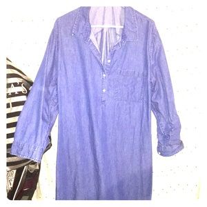 Denim style dress •WORN ONCE•